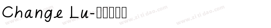 Change Lu字体转换